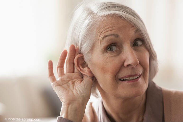 การสูญเสียการได้ยินเมื่ออายุมากขึ้น